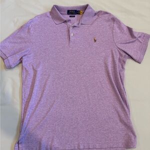 Polo by Ralph Lauren Men's Light Purple Polo Shirt